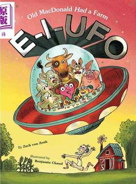 进口原版 *星际版老麦当劳农场 Benjamin Chaud E-I-UFO 英文原版 儿童绘本 令人捧腹大笑的图画故事书 进口童书 精   Chronicle B