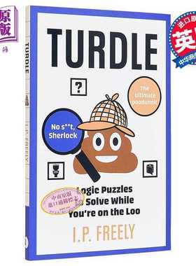 进口原版 *上洗手间时可以解答的逻辑谜题 英文原版 Turdle Logic Puzzles While Youre on the Loo IP Freely   Bonnier Publishi