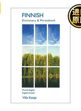 进口原版 芬兰语-英语双解词典与常用语手册 原版 Finnish-English English-Finnish Dictionary and Phrasebook 进口原版书籍