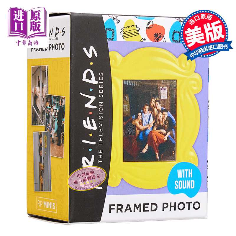 进口原版 *老友记 有声相框照片 Friends Framed Photo With Sound! 英文原版 Michelle Morgan   Running Press