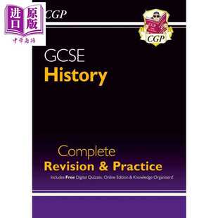 Prac 英国CGP原版 GCSE历史完整复习与练习 GCSE Complete History 含在线版 进口原版 Coordinatio Revision 测验及知识整理