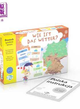 进口原版 *Wie ist das Wetter? A2 - B1 天气怎么样？A2 - B1 德语词汇和语言结构游戏 ELI 德文原版进口语言学习   ELI Publishi