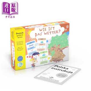 天气怎么样？A2 Wie 进口原版 德语词汇和语言结构游戏 进口语言学习 das 德文原版 ist Publishi Wetter? ELI