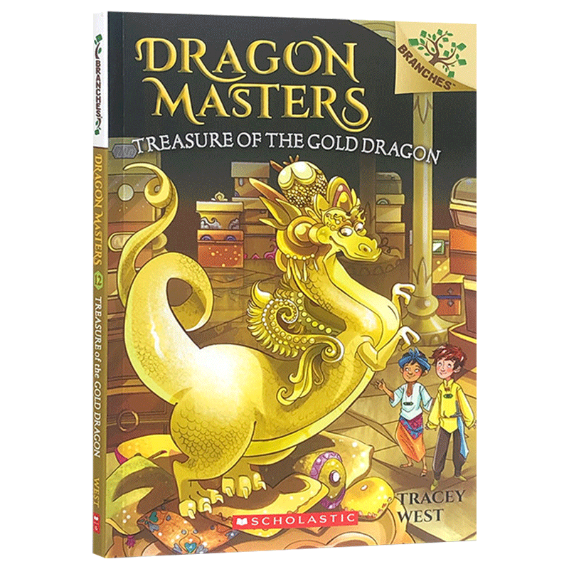 进口原版 驯龙大师12 英文原版 Dragon Masters#12 Treasure of the Gold Dragon 学乐大树系列 儿童课外英语故事书 英文版 进