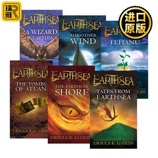 进口原版 英文原版小说 Earthsea Cycle 地海传奇1-6册 厄休拉勒古恩 地海奇风/地海彼岸/地海古墓 英文版 进口英语原版书籍