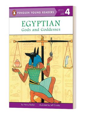 进口原版 Egyptian Gods And Goddesses 埃及诸神和女神 企鹅青少分级阅读4级 英文版 进口英语原版书籍 英文原版   Penguin