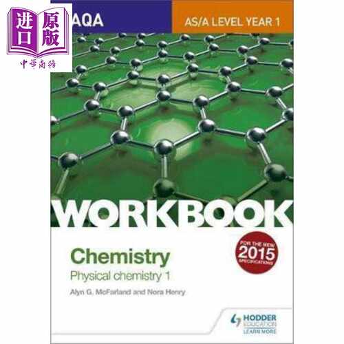 进口原版 *AQA chemistry physical chemistry 1 workbook 英文原版 第1年化学练习册:物理化学1 McFarland, Alyn G   Philip Alla