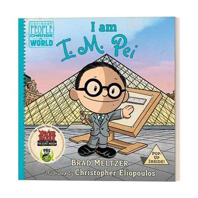 进口原版 英文原版 I am I. M. Pei Ordinary People Change the World 我是贝聿铭 Brad Meltzer 儿童著名建筑师传记 普通人改