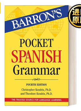 进口原版 英文原版 Pocket Spanish Grammar  口袋书 巴朗西班牙语语法 英文版 进口英语原版书籍   Barrons