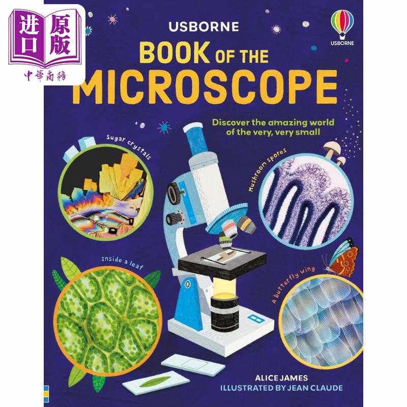 进口原版 *显微镜的世界Book of the Microscope英文原版 儿童科普绘本 知识百科图画书 精装精品绘本 进口儿童读物   Usborne Pub