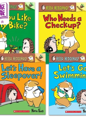 进口原版 *学乐橡树种子系列 Acorn 点读版 Hello Hedgehog 小刺猬的故事套装4册 英文原版 进口图书 儿童全彩桥梁   SCHOLASTIC U