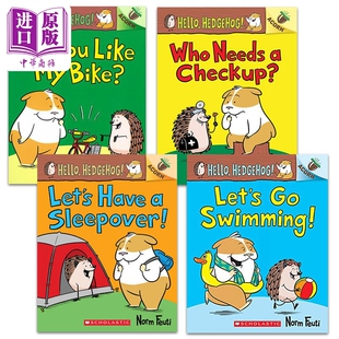 进口原版 *学乐橡树种子系列 Acorn 点读版 Hello Hedgehog 小刺猬的故事套装4册 英文原版 进口图书 儿童全彩桥梁   SCHOLASTIC U