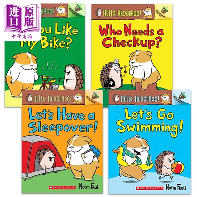 进口原版 *学乐橡树种子系列 Acorn 点读版 Hello Hedgehog 小刺猬的故事套装4册 英文原版 进口图书 儿童全彩桥梁   SCHOLASTIC U