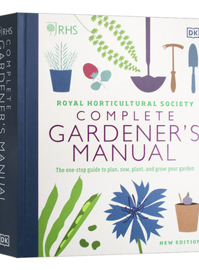 进口原版 完整园丁手册 英文原版 RHS Complete Gardener's Manual RHS 精装 生活百科 如何种植你的花园 英文版 DK 进口英语书