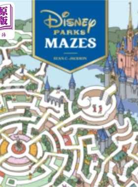 进口原版 *迪士尼乐园迷宫 英文原版 Disney Parks Mazes Jim Whiting   Chronicle Books