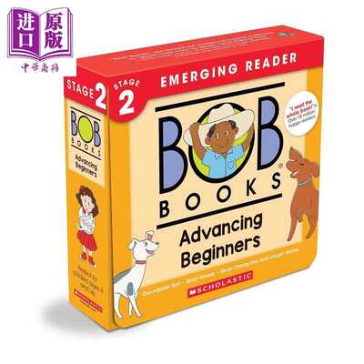 进口原版 *鲍勃之书02 BOB Books Set 2 Advanced Beginners 英文原版童书 Advancing Beginners 进阶初学者阅读 故   SCHOLASTIC