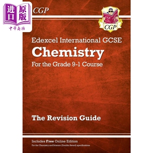 进口原版 *New Pearson Edexcel IGCSE Chemistry Revision Guide: Inc Online Edition, Videos and Quizzes   CGP