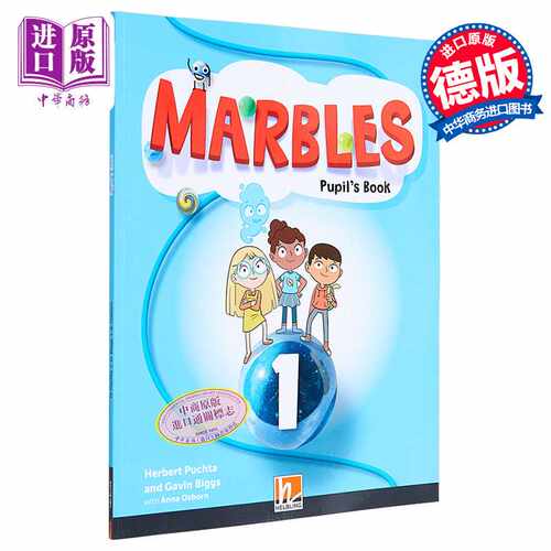 进口原版 *黑布林少儿英语课程1级别 学生用书 含在线资源 A1/A1  剑桥YLE考试适用Marbles Pupils Book 1  app  e-   HELBLING Pu