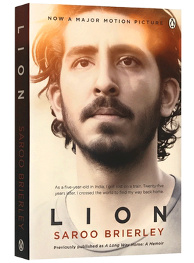进口原版 Lion A Long Way Home Saroo Brierley 雄狮 电影版 英文原版英文小说 奥斯卡金球奖提名 妮可基德曼 漫漫回家路 归途