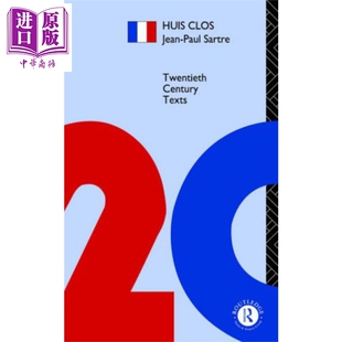 英文原版 Routledge 进口原版 clos Paul Sartre Jean Huis 密室