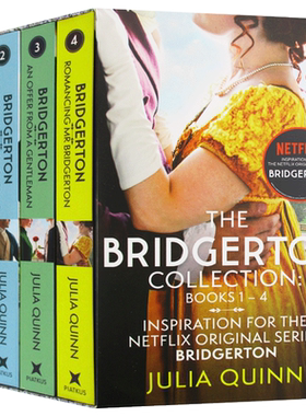 进口原版 布里奇顿收藏版第1-4册 英文原版 The Bridgerton Collection: Books 1-4 美剧原著小说 Julia Quinn 英文版 进口英语