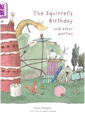 进口原版 *The Squirrels Birthday and Other Parties 松鼠的生日聚会 英文原版进口图书 儿童绘本 故事图画书 小   Sterling