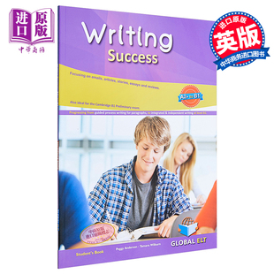 book ELT出版 进口原版 Global Student Writing Level SUCcess 至B1级学生用书 12岁 写作成功A2