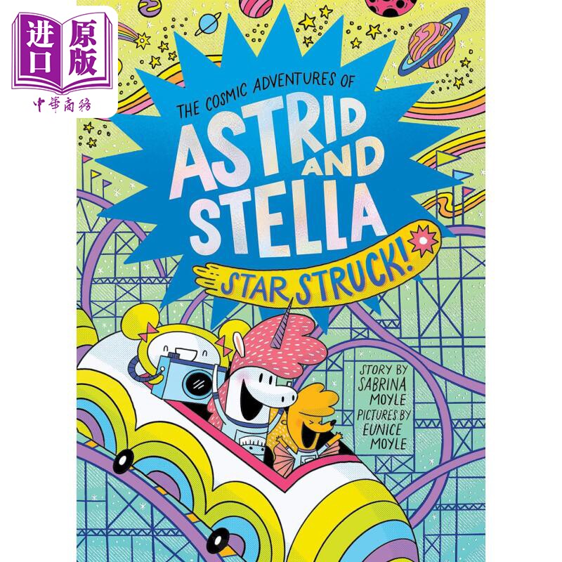 进口原版 *桥梁漫画 宇宙历险记2 Star StrＵＣk!  Hello!lＵＣky Abrams & Chronicle Books