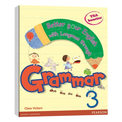 进口原版 Pearson Grammar3 朗文小学教材英文语法提升第3级 英文原版 Pearson Better your English with Longman through Gra