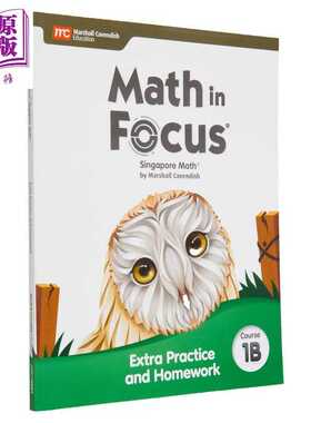 进口原版 *Math in Focus Grade 6 Extra Practice and Homework Volume B 新加坡数学焦点数学六年级课外练习和作   Houghton Mif
