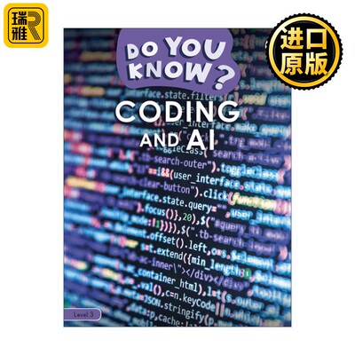 进口原版 你了解代码和人工智能吗 英文原版 Do You Know Level 3 &ndash; Coding and A.I. 少儿科普3级 英文版 进口英语原版