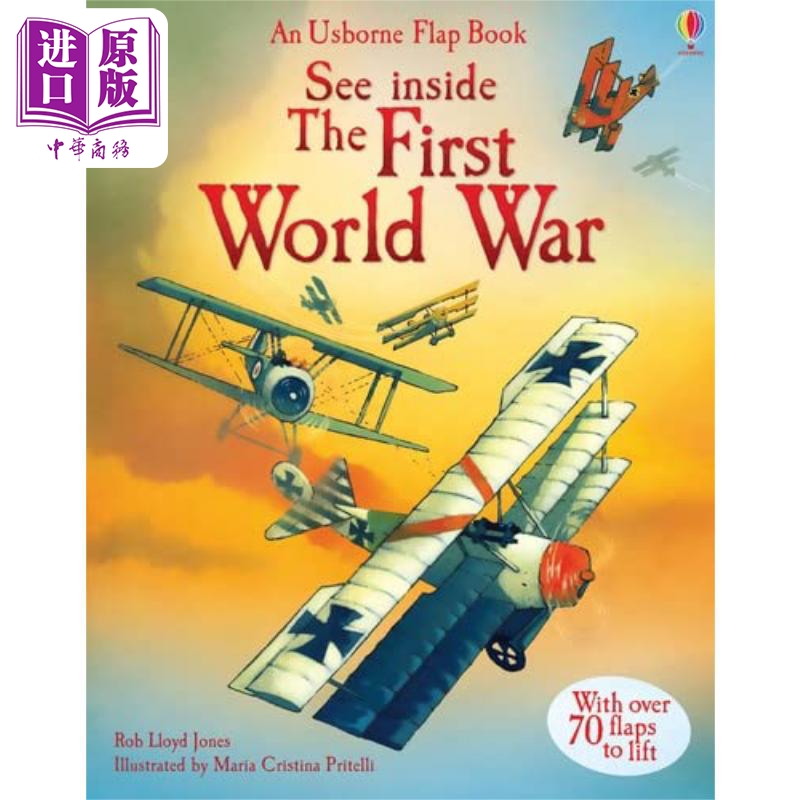 中商原版 *See Inside The First World War 尤斯伯恩看里面系列：揭秘一战 英文原版 进口原版 儿童图画书 历史 Ro   Usborne Pub