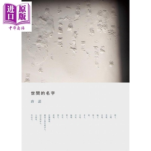 进口原版 *世间的名字 港台原版 唐诺 印刻 华文创作 散文 印刻