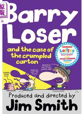 进口原版 *倒霉蛋巴里 巴里的纸箱 The Barry Loser Barry Loser and the Case of the Crumpled Carton英文原版 幽   Farshore