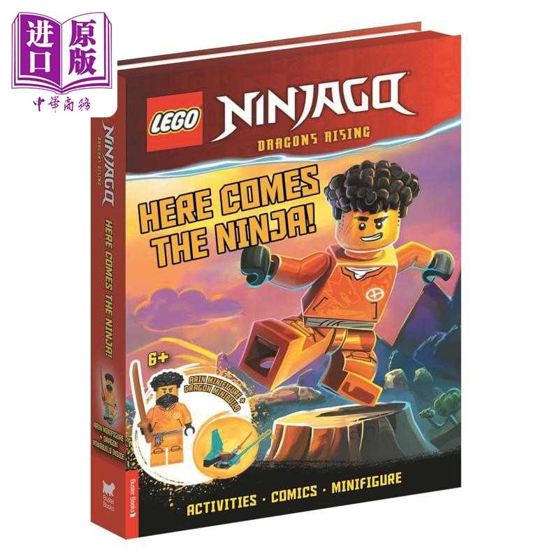 中商原版 *乐高忍者来了  LEGO NINJAGO Here Comes the Ninja 英文原版 LEGO 儿童益智谜题   Michael O Mara