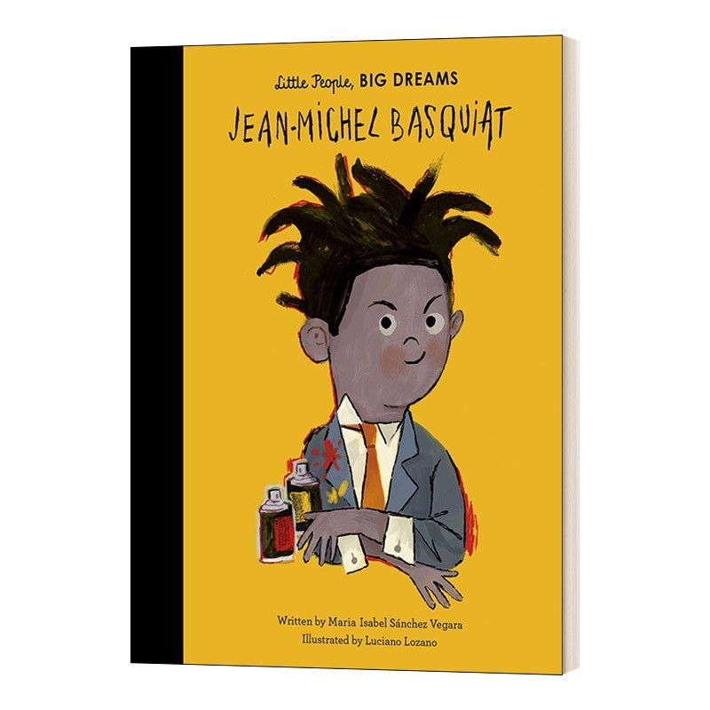 进口原版 小人物大梦想儿童精装绘本 让·米歇尔·巴斯奎特 英文原版 Little People, Big Dreams:Jean-Michel Basquiat 英文版