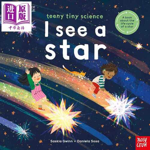 进口原版 *剑桥大学合作出版系列 小小科学 我看到了星星 University of Cambridge Teeny Tiny Science I See a St   Nosy Crow