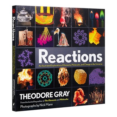 进口原版 英文原版 Reactions An Illustrated Exploration 反应 图解宇宙中的元素 分子和变化 英文版   Running