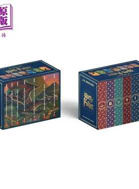 进口原版 *哈利 波特平装1-7套装 豪华刷边版 Harry Potter Paperback Box Set Books 1-7 英文原版 Mary GrandPre   SCHOLASTIC U