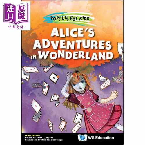 进口原版 *流行的儿童文学 爱丽丝梦游仙境 Pop! Lit for Kids Alices Adventures in Wonderland 英文原版儿童英语   Watkins Pub