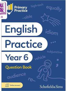 进口原版 *英国S&S教辅Primary Practice English Book Year 6 (Available May 2023) 小学英语练习册六年级 附电子   Schofield a