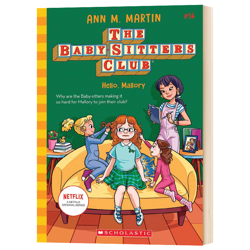 进口原版 Hello Mallory The Baby sitters Club 保姆俱乐部小说14 英文原版 英文版 儿童小说 Martin, Ann M.   Scholastic