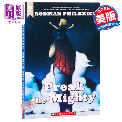 进口原版 *陪着你走 英文原版 Freak The Mighty 荣获多项图书大奖 伴你同行 儿童文学 小说   Scholastic Paperbacks