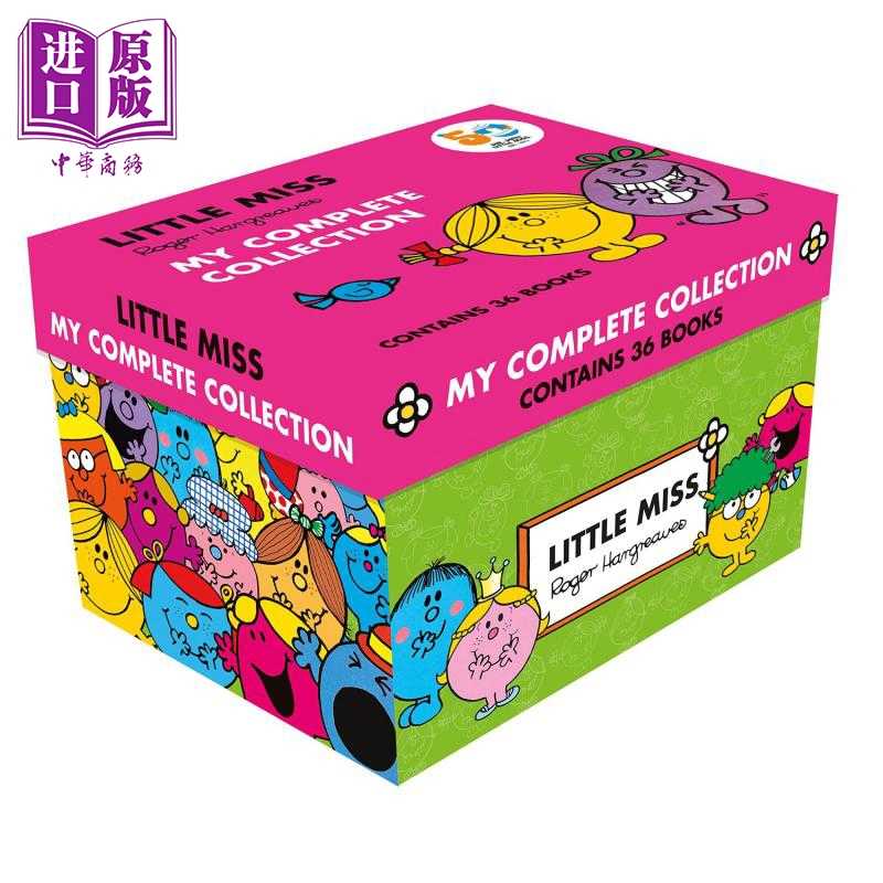 进口原版 *妙小姐合集故事 36册 Little Miss My Complete Collection 盒装 英文原版 儿童卡通动画 绘本故事书 进   FARSHORE