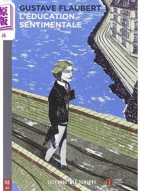 进口原版 *法文原版ELI Young Adult Readers French B2: L'EdＵＣation sentimentale 情感教育 法语学习分级阅读读