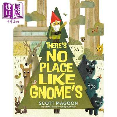 进口原版 *没有什么比得过小矮人 Scott Magoon Theres No Place Like Gnomes 英文原版 儿童绘本 图画故事书 进口   Viking Books
