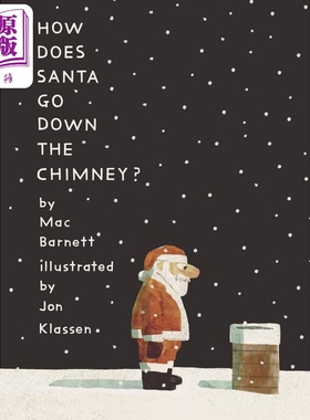 进口原版 *圣诞老人的烟囱 平装 Mac Barnett How Does Santa Go Down the Chimney 英文原版 儿童绘本故事 进口精   Walker UK