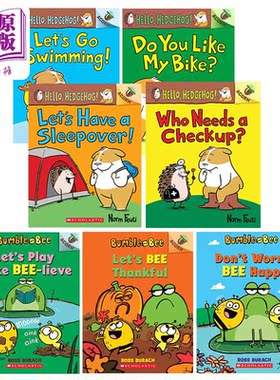 进口原版 *学乐橡树种子点读系列 儿童故事7册套装 Hello Hedgehog 小刺猬的故事 Bumble Bee 大黄蜂与小蜜蜂 桥梁   SCHOLASTIC U