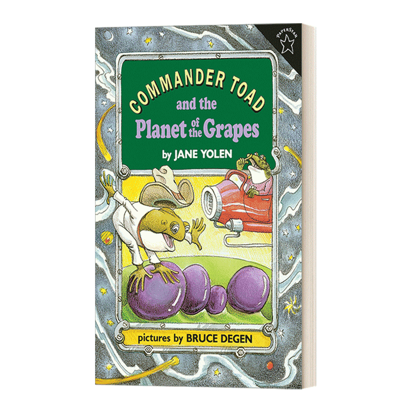 进口原版 Commander Toad and the Planet of the Grapes 蛤蟆舰队 误闯葡萄星球 经典科幻儿童章节桥梁书 Jane Yolen英文版进