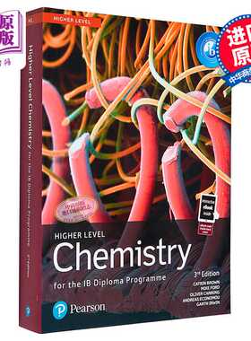 进口原版 *Pearson Chemistry for the IB Diploma Programme Higher Level Prin培生IBDP国际文凭化学高阶课程课本   Pearson